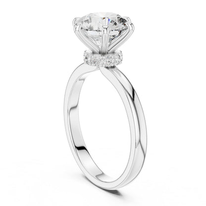 Mixed Shape Lab Grown Diamond Halo Ring