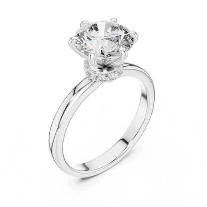 Mixed Shape Lab Grown Diamond Halo Ring