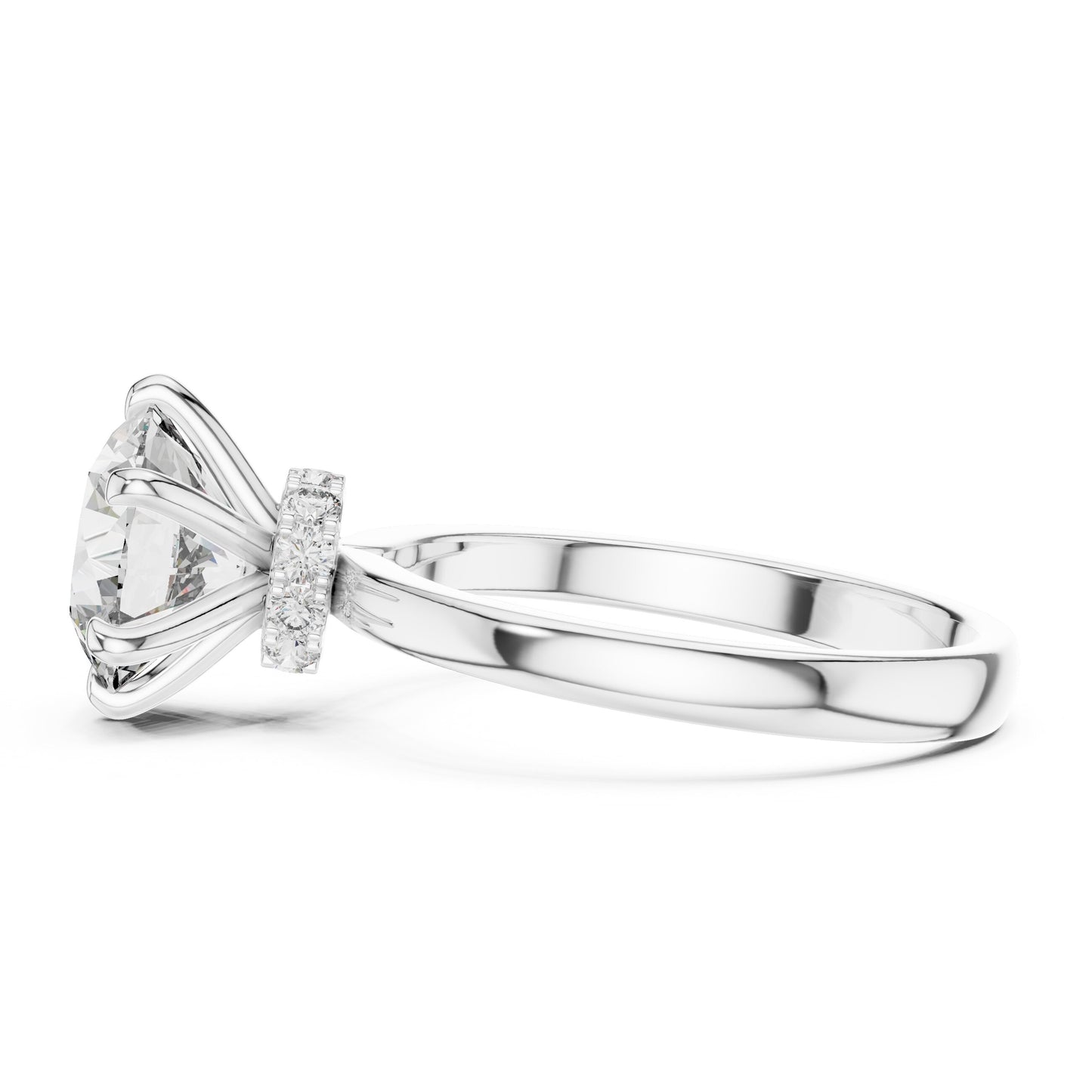 Mixed Shape Lab Grown Diamond Halo Ring