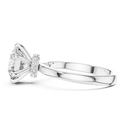 Mixed Shape Lab Grown Diamond Halo Ring