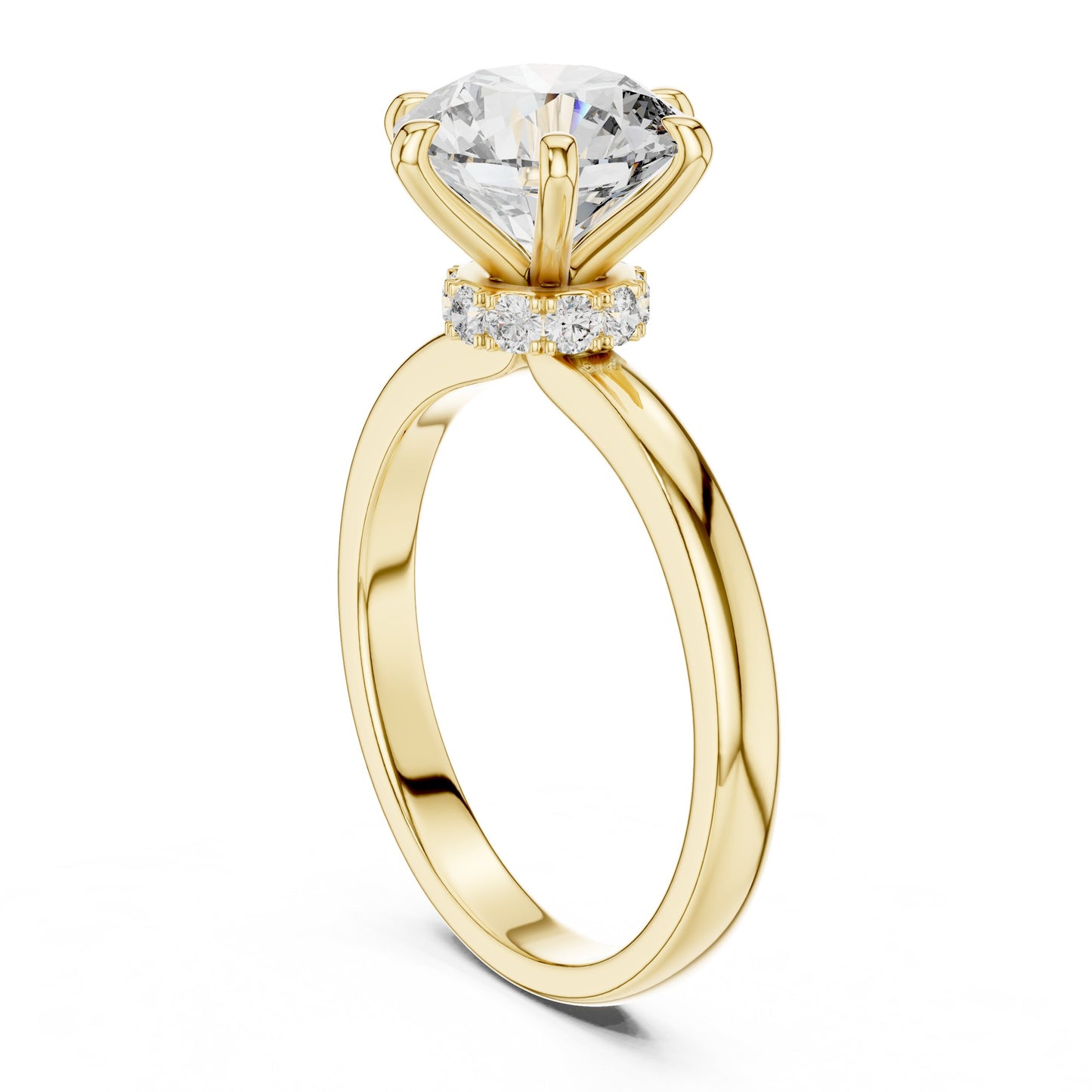 Mixed Shape Lab Grown Diamond Halo Ring