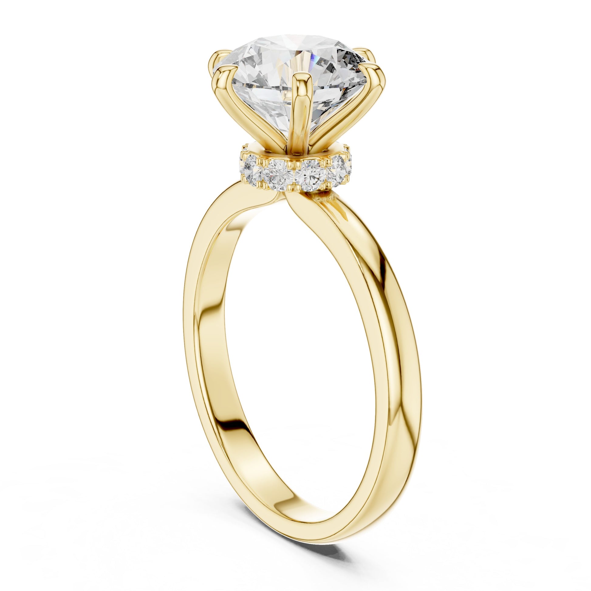 Mixed Shape Lab Grown Diamond Halo Ring