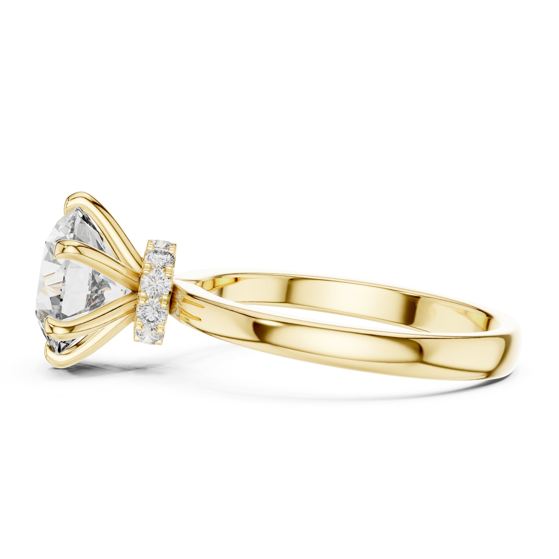 Mixed Shape Lab Grown Diamond Halo Ring