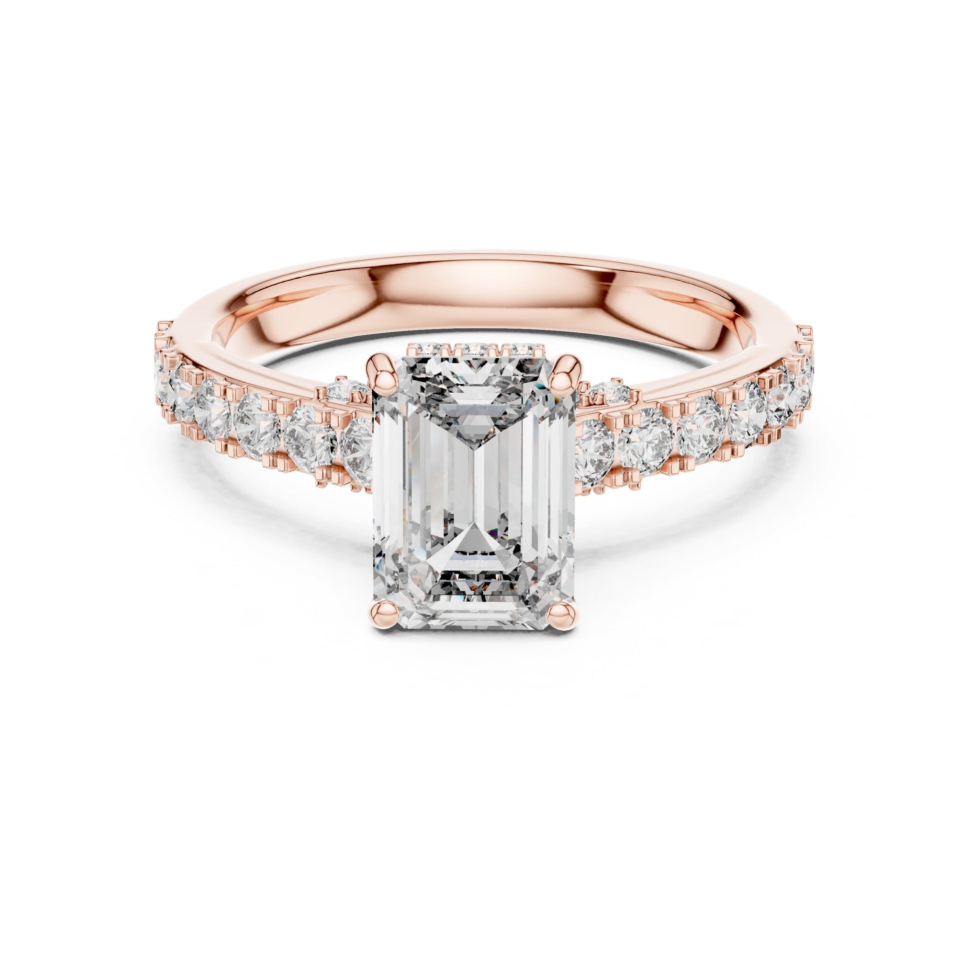 Mixed Shape Lab Grown Diamond Halo Ring