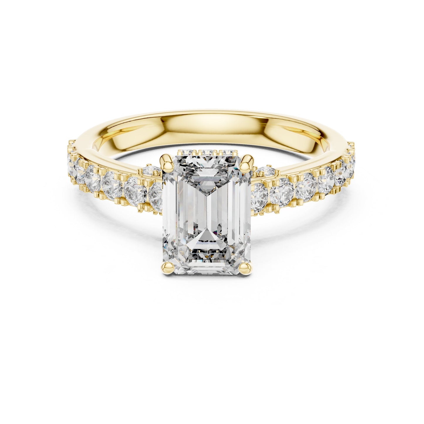 Mixed Shape Lab Grown Diamond Halo Ring