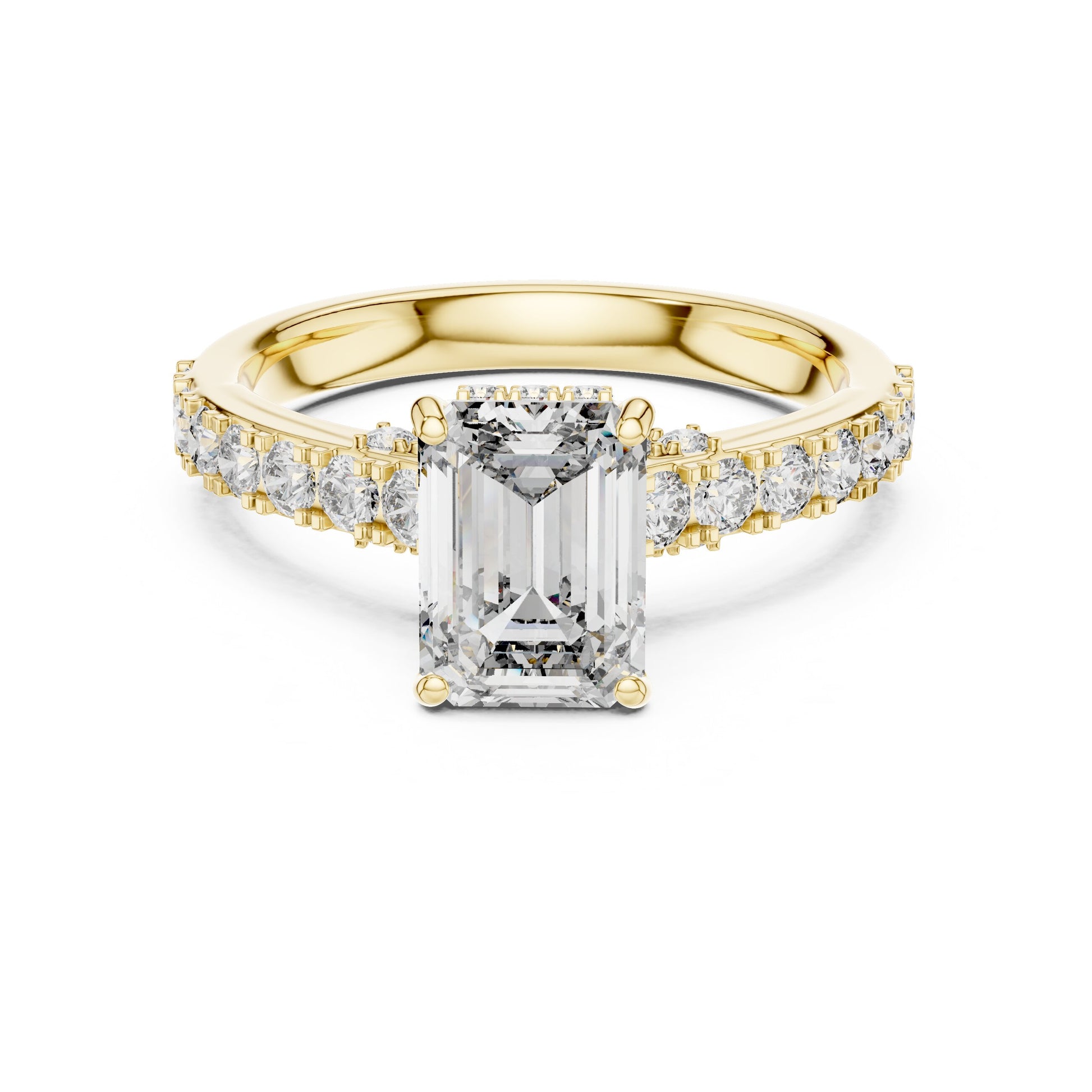 Mixed Shape Lab Grown Diamond Halo Ring