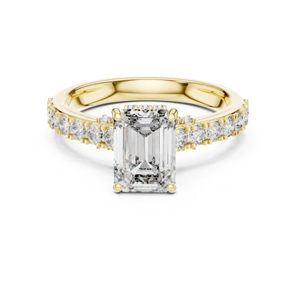 Mixed Shape Lab Grown Diamond Halo Ring