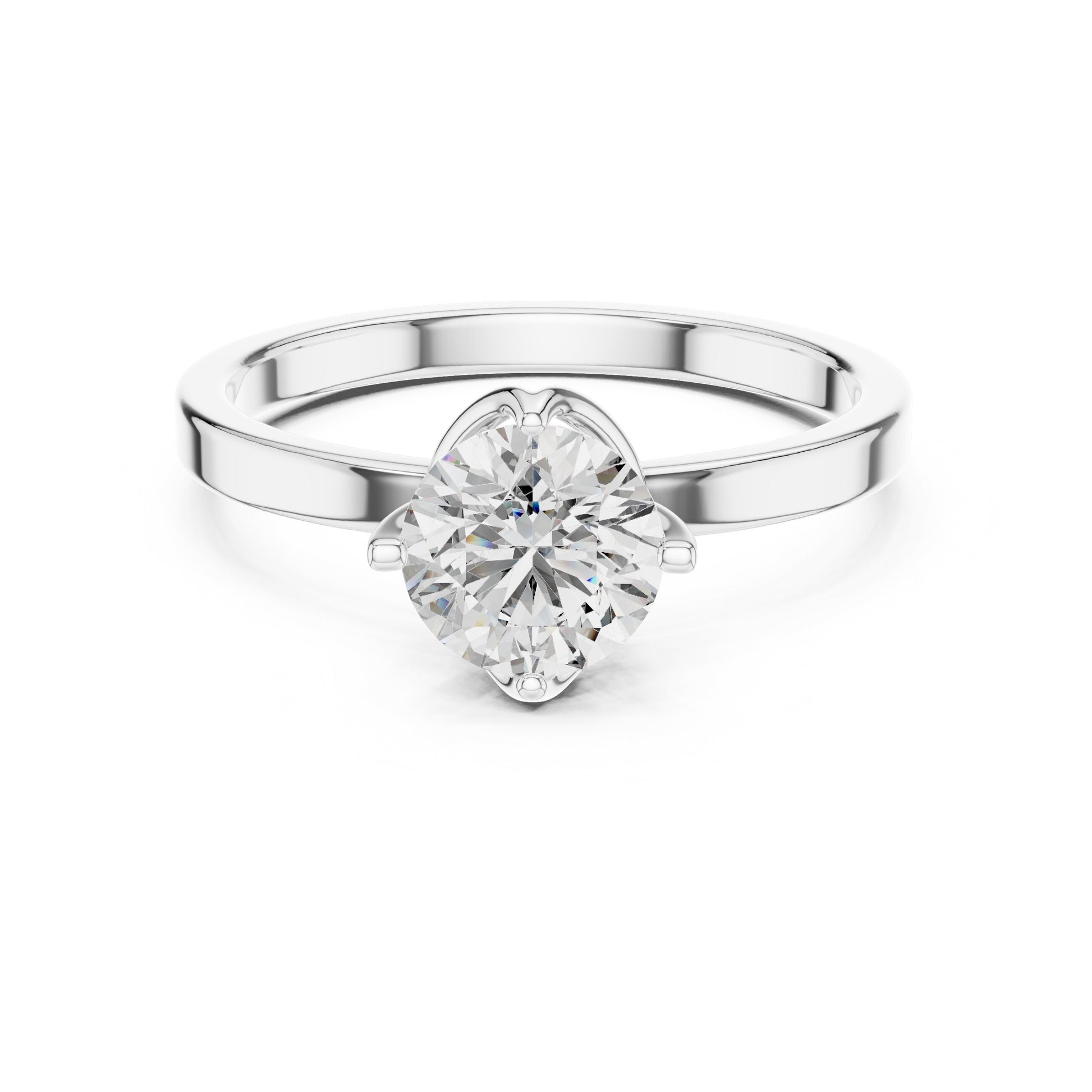 Oval Halo Lab Grown Diamond Ring