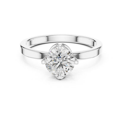 Oval Halo Lab Grown Diamond Ring