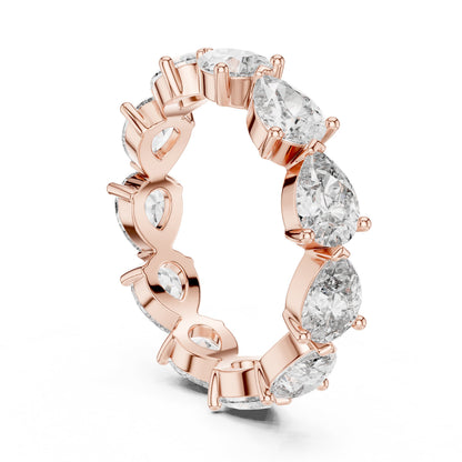 Mixed Shape Lab Grown Diamond Eternity Ring