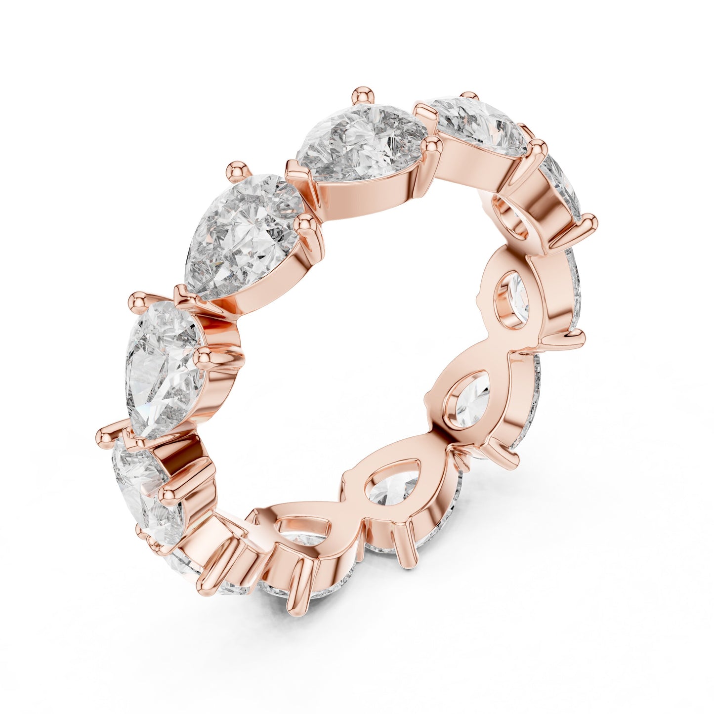 Mixed Shape Lab Grown Diamond Eternity Ring