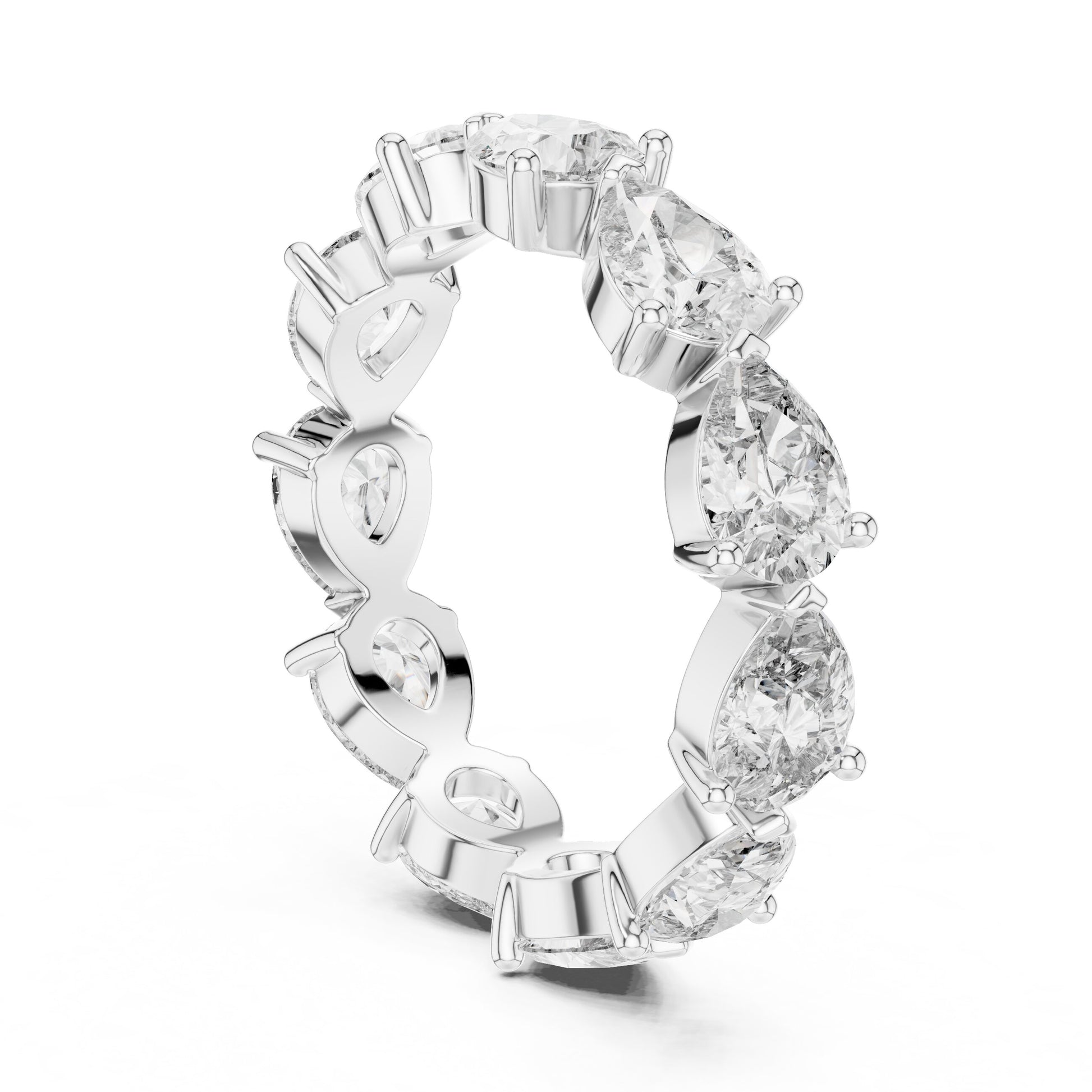 Mixed Shape Lab Grown Diamond Eternity Ring