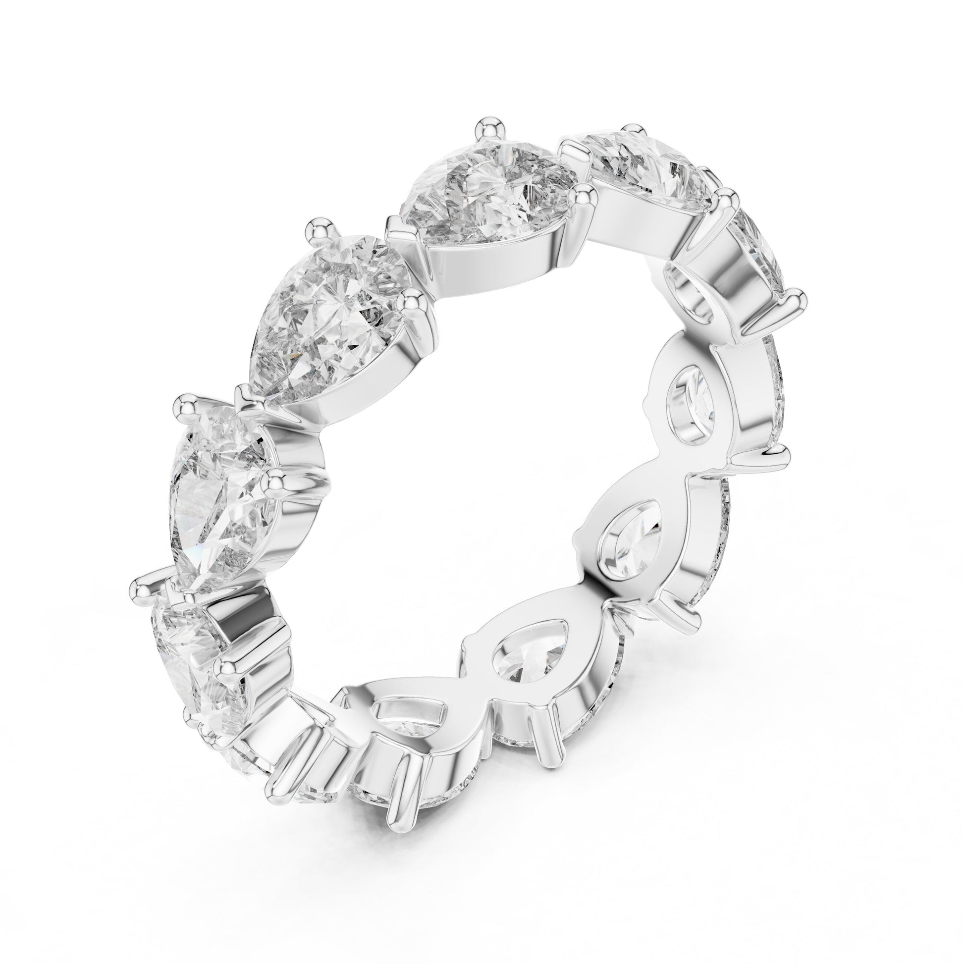Mixed Shape Lab Grown Diamond Eternity Ring