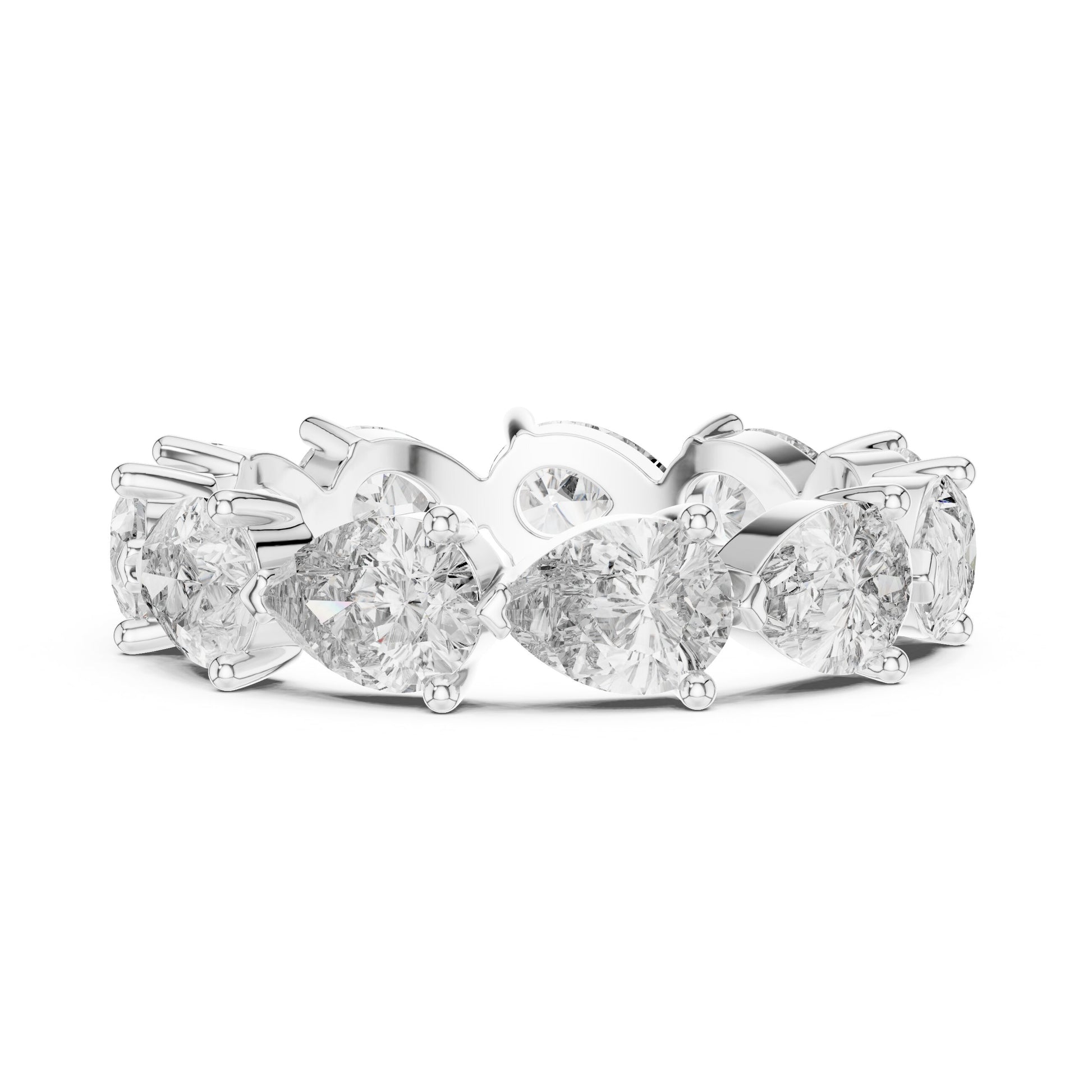 Mixed Shape Lab Grown Diamond Eternity Ring