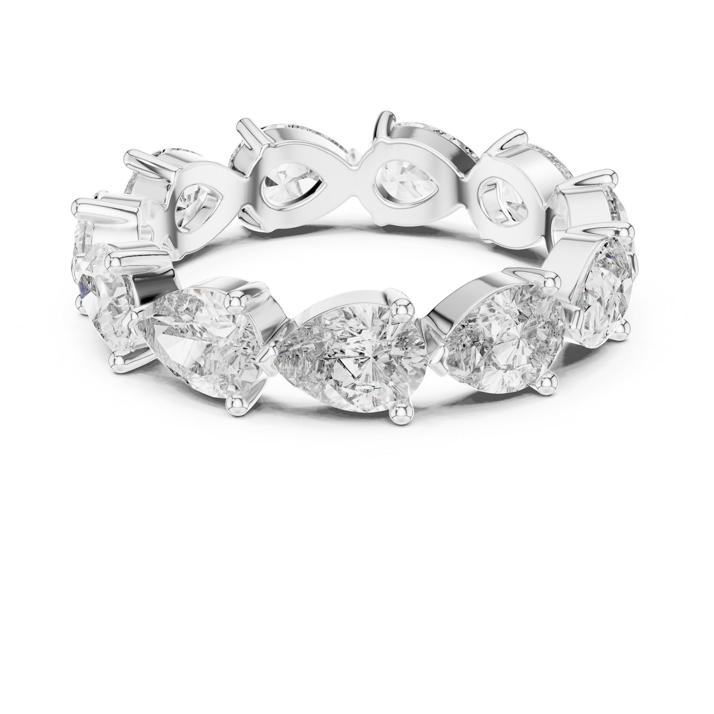 Mixed Shape Lab Grown Diamond Eternity Ring