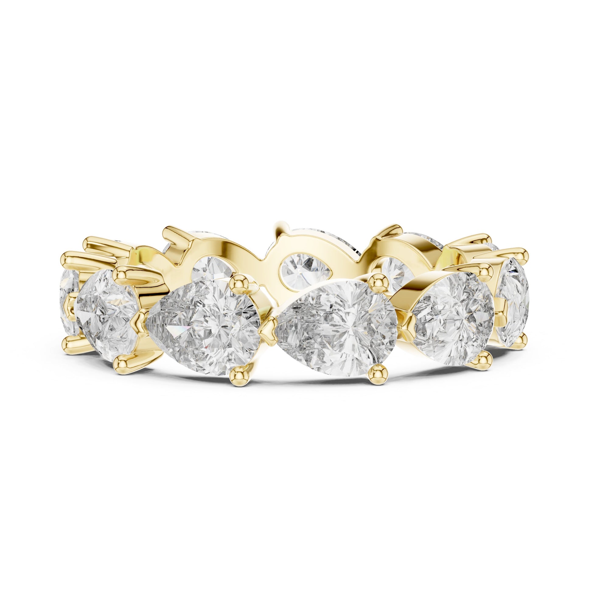 Mixed Shape Lab Grown Diamond Eternity Ring