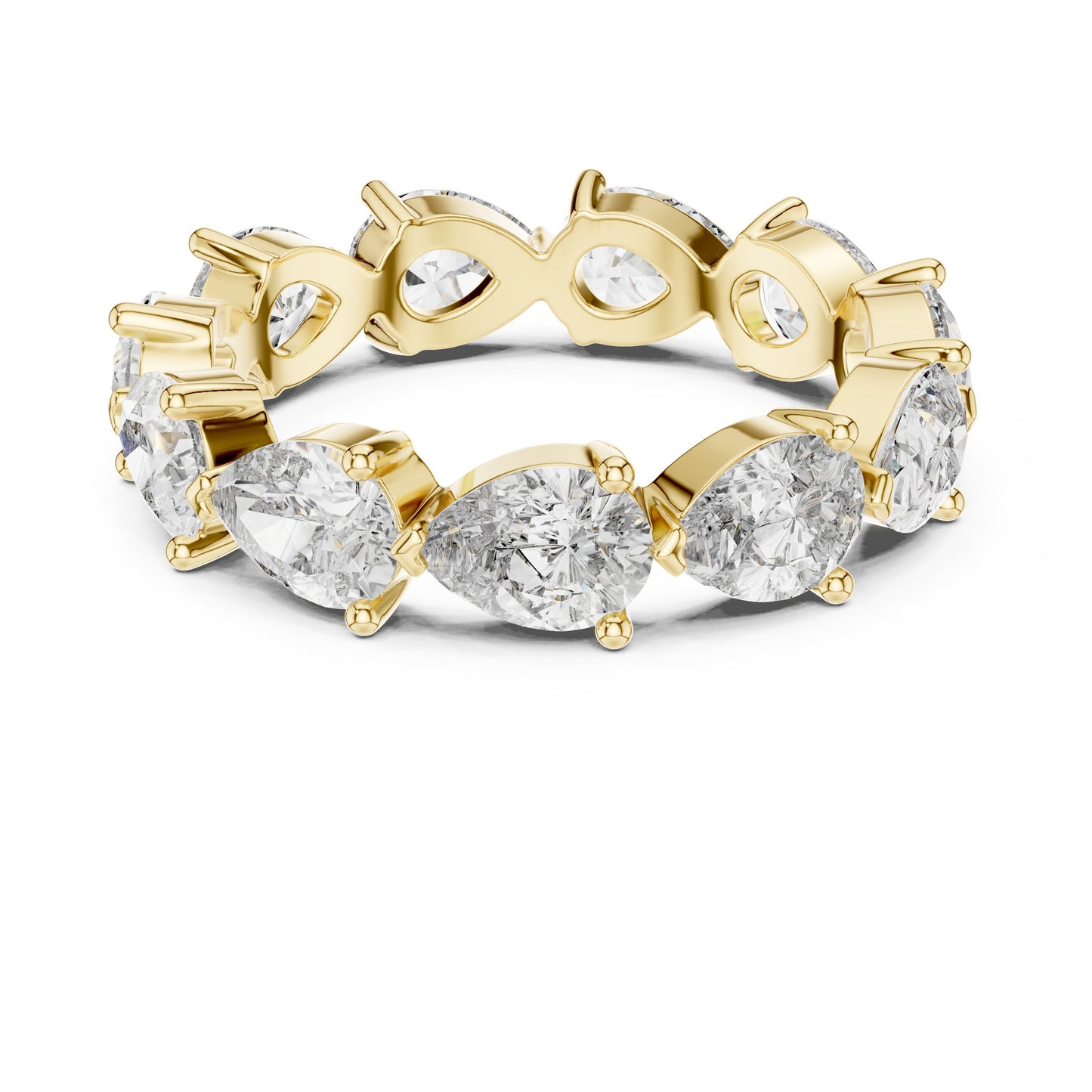 Mixed Shape Lab Grown Diamond Eternity Ring
