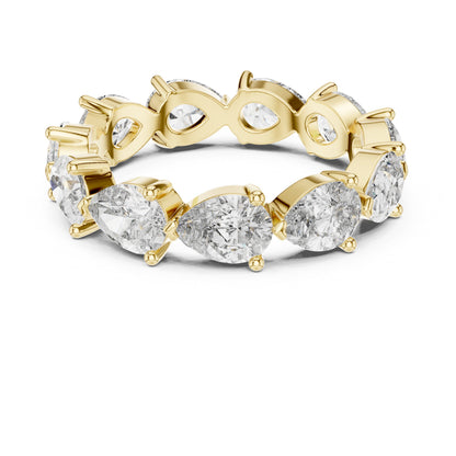 Mixed Shape Lab Grown Diamond Eternity Ring