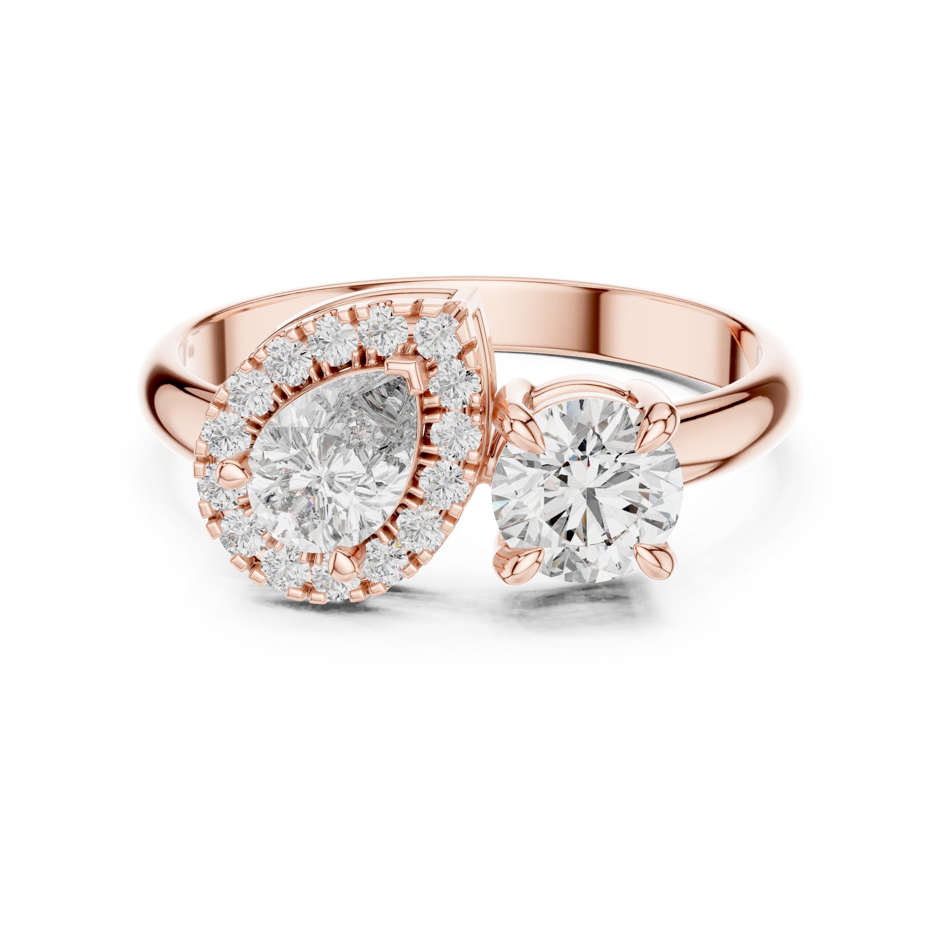 Round Halo Lab Grown Diamond Ring