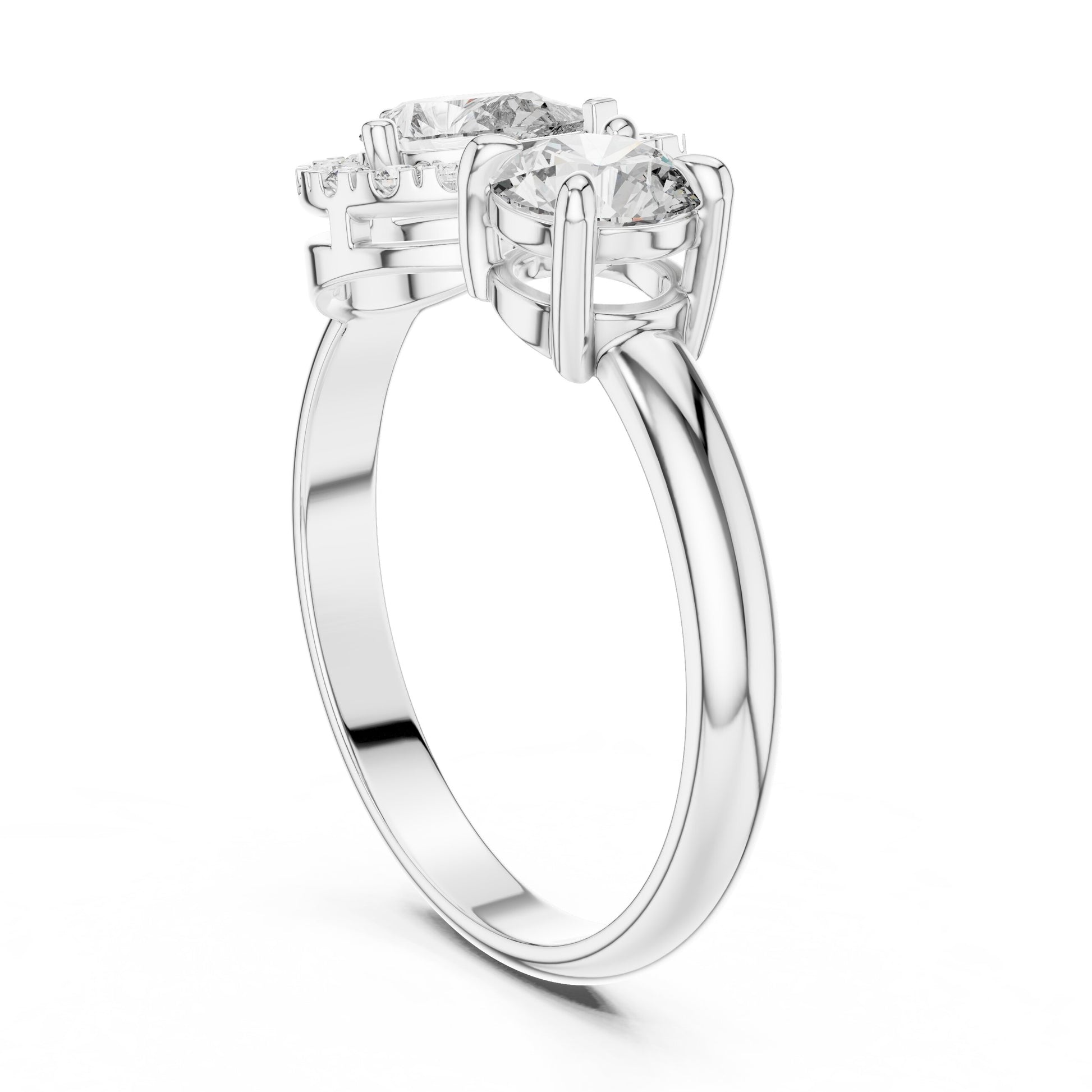 Round Halo Lab Grown Diamond Ring