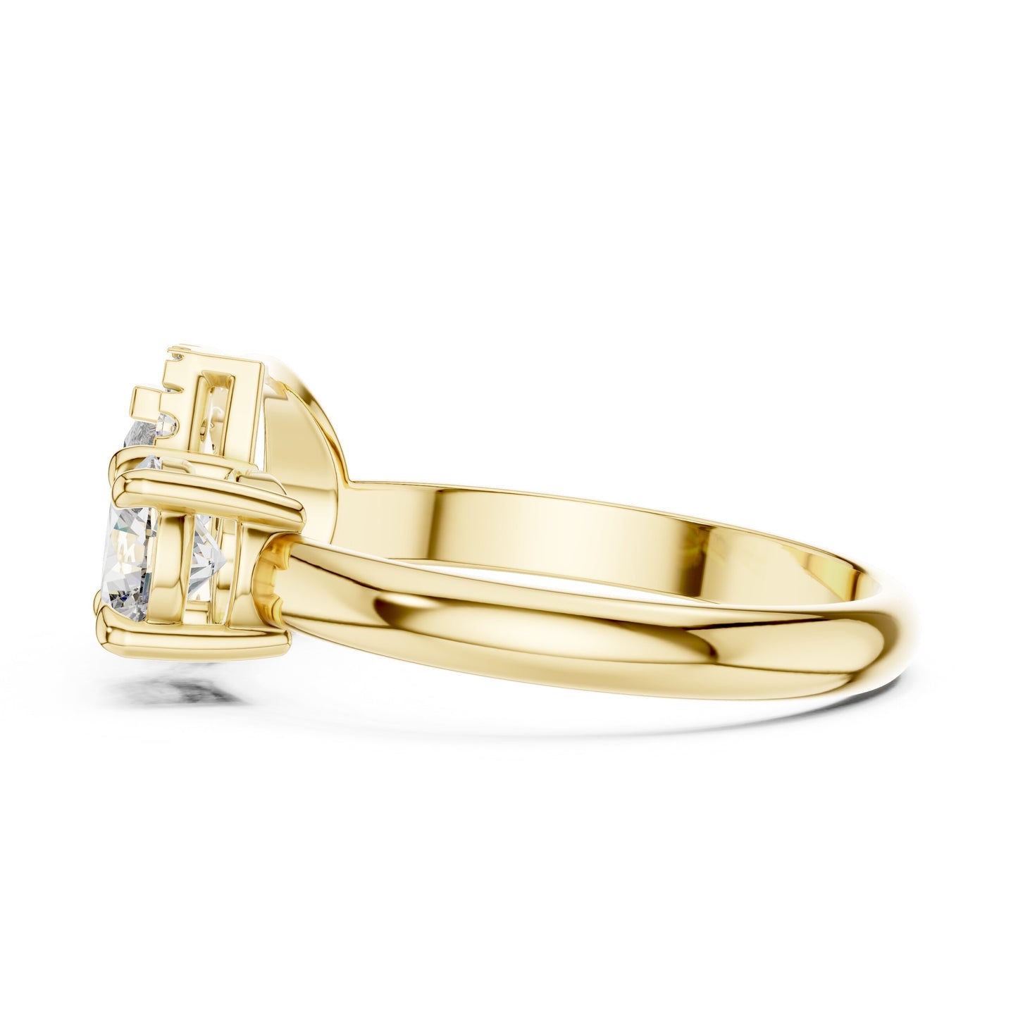 Round Halo Lab Grown Diamond Ring