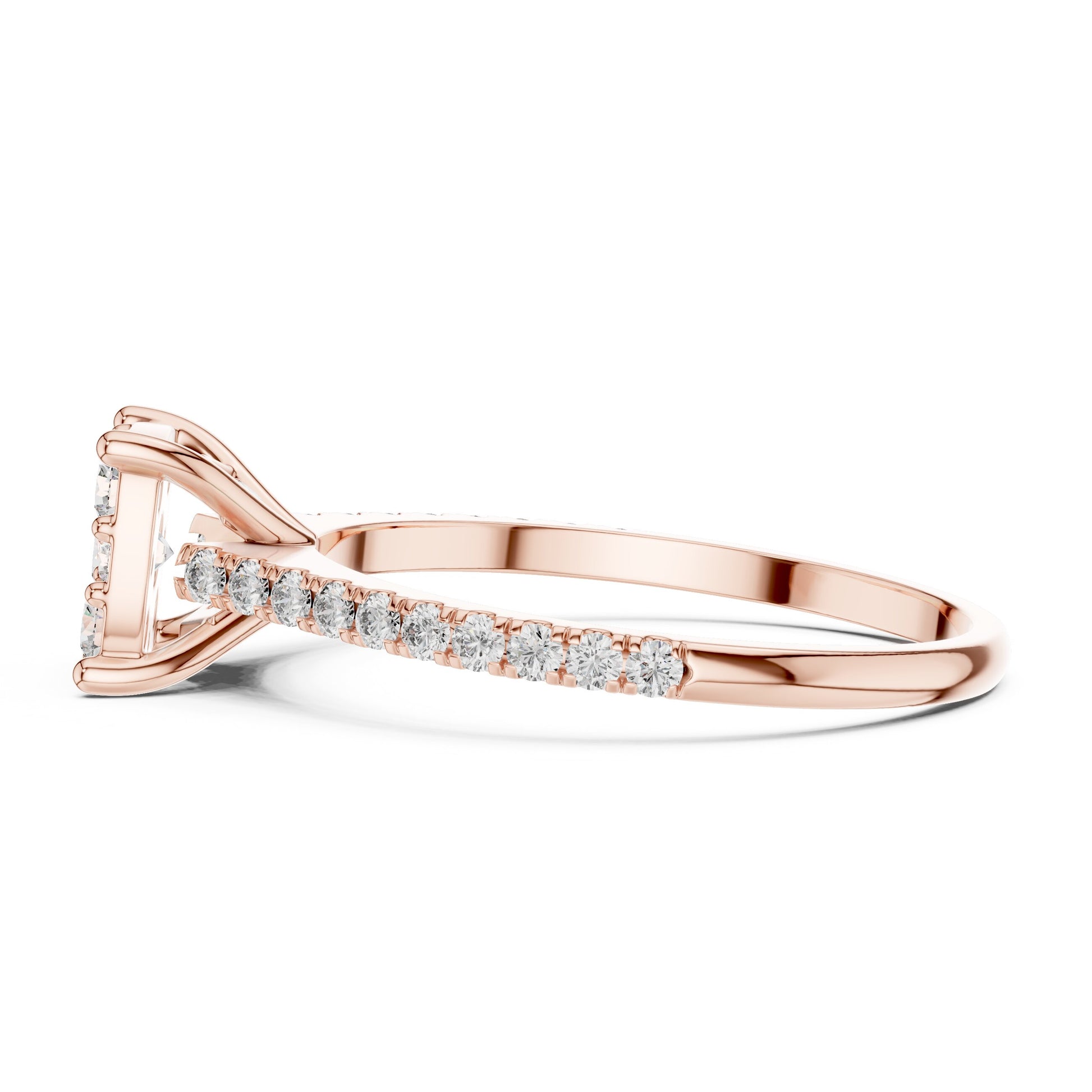 Round Halo Lab Grown Diamond Ring