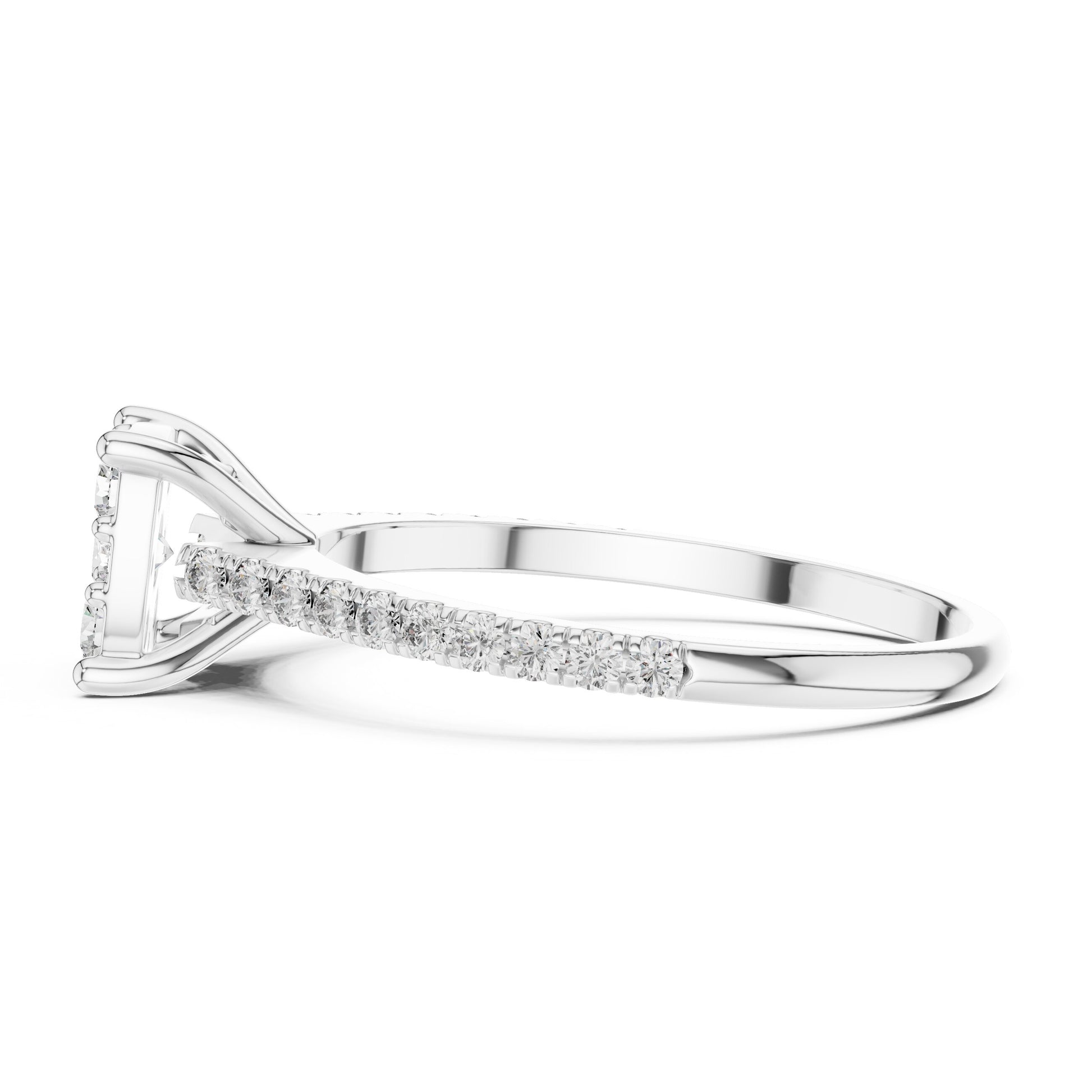 Round Halo Lab Grown Diamond Ring