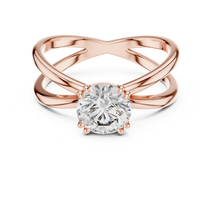 Round Solitaire Lab Grown Diamond Ring