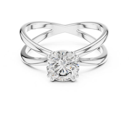 Round Solitaire Lab Grown Diamond Ring