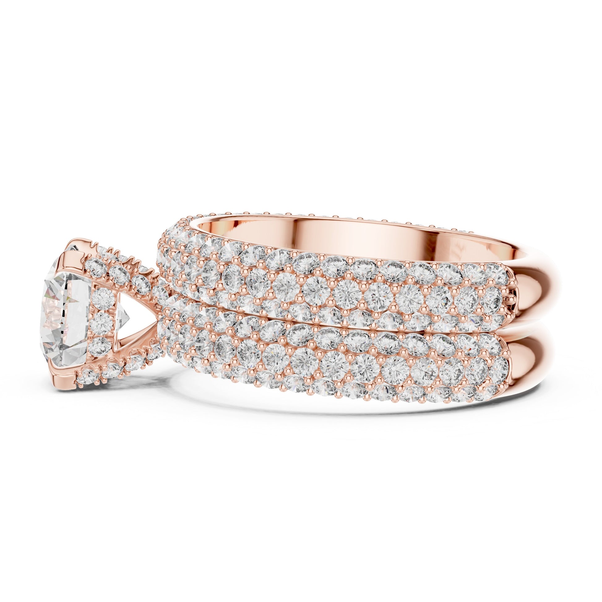 Round Halo Lab Grown Diamond Ring