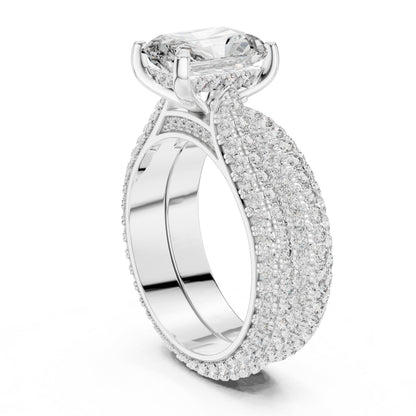 Mixed Shape Lab Grown Diamond Halo Ring