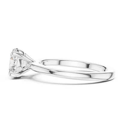 Round Solitaire Lab Grown Diamond Ring