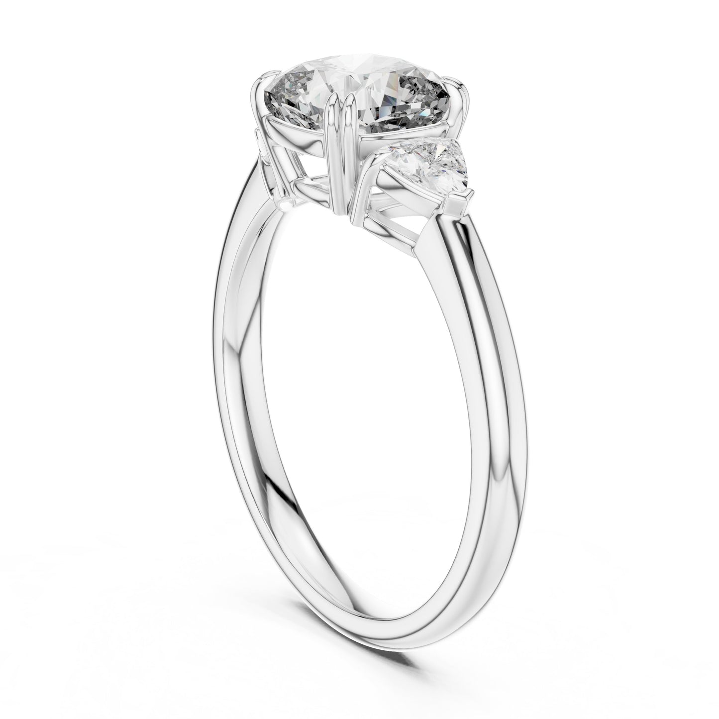 Mixed Shape Lab Grown Diamond Three Stone Ring