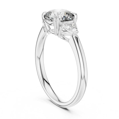 Mixed Shape Lab Grown Diamond Three Stone Ring