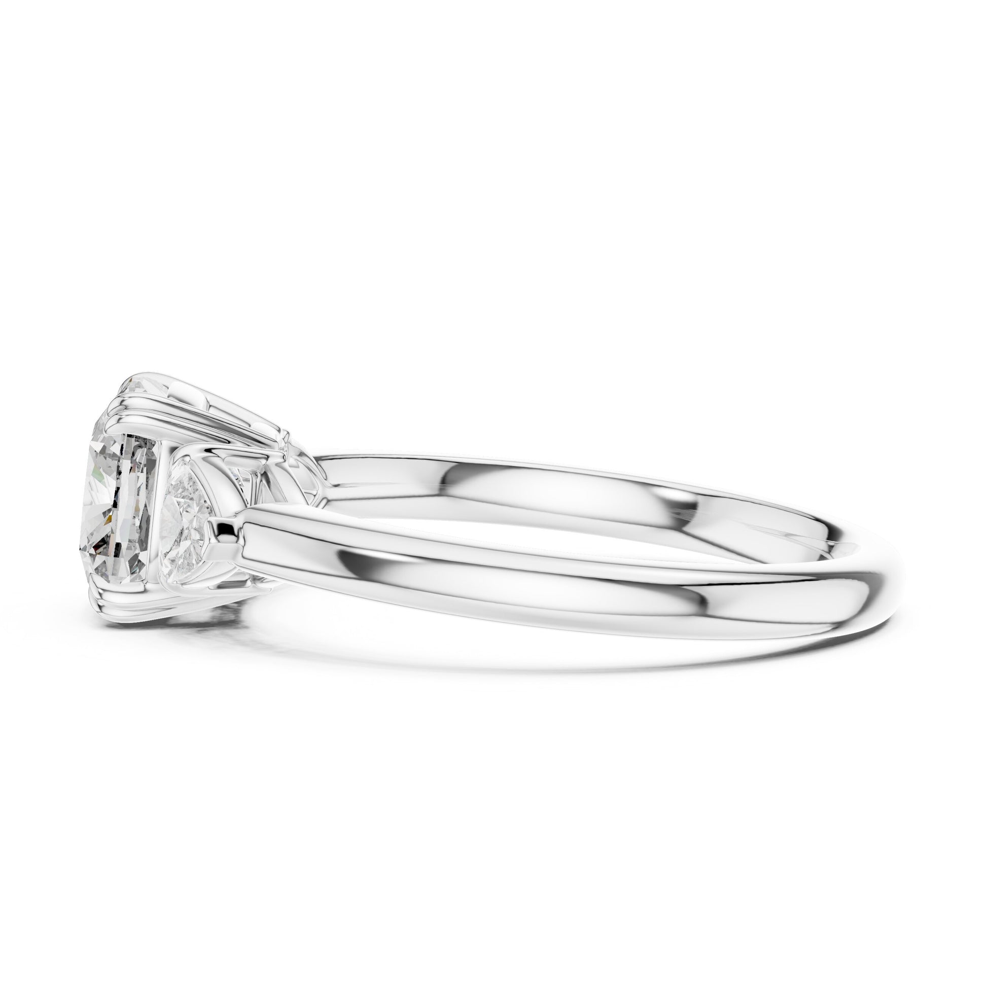 Mixed Shape Lab Grown Diamond Three Stone Ring