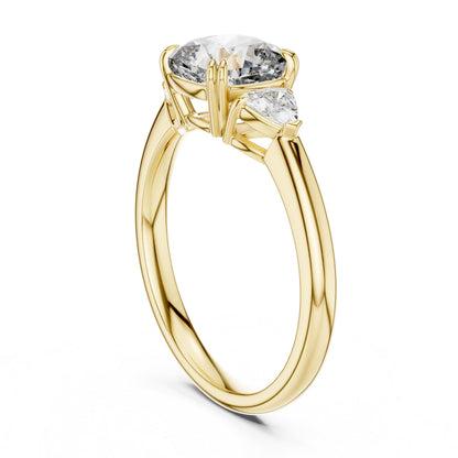 Mixed Shape Lab Grown Diamond Three Stone Ring