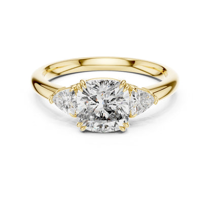 Mixed Shape Lab Grown Diamond Three Stone Ring