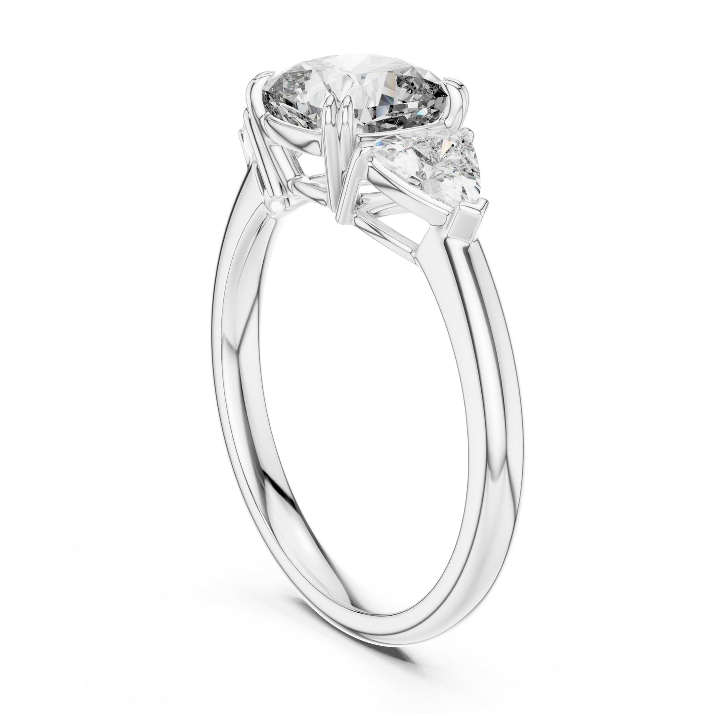 Mixed Shape Lab Grown Diamond Three Stone Ring