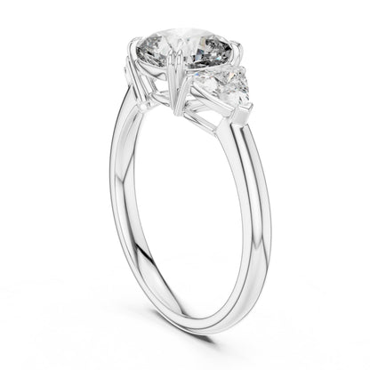 Mixed Shape Lab Grown Diamond Three Stone Ring