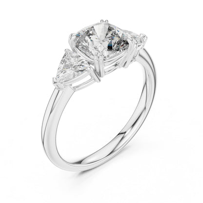 Mixed Shape Lab Grown Diamond Three Stone Ring