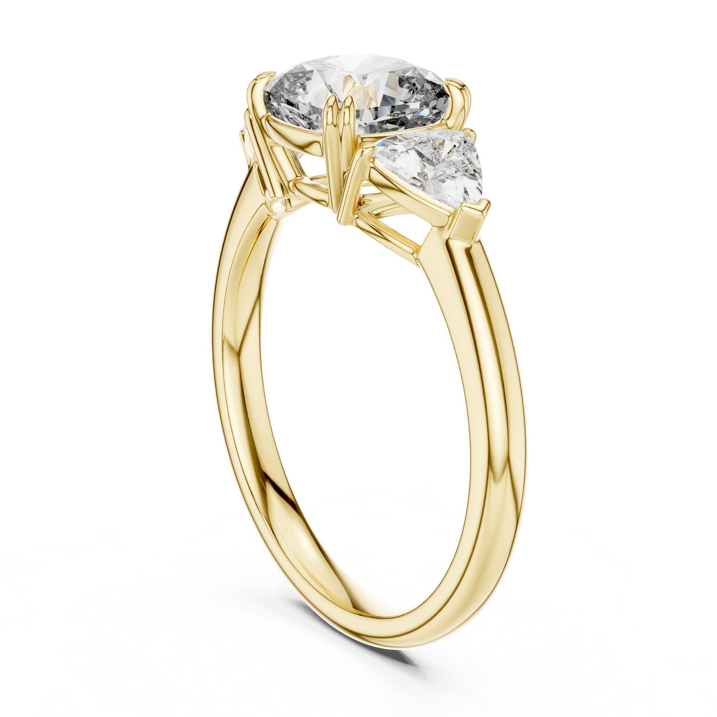 Mixed Shape Lab Grown Diamond Three Stone Ring
