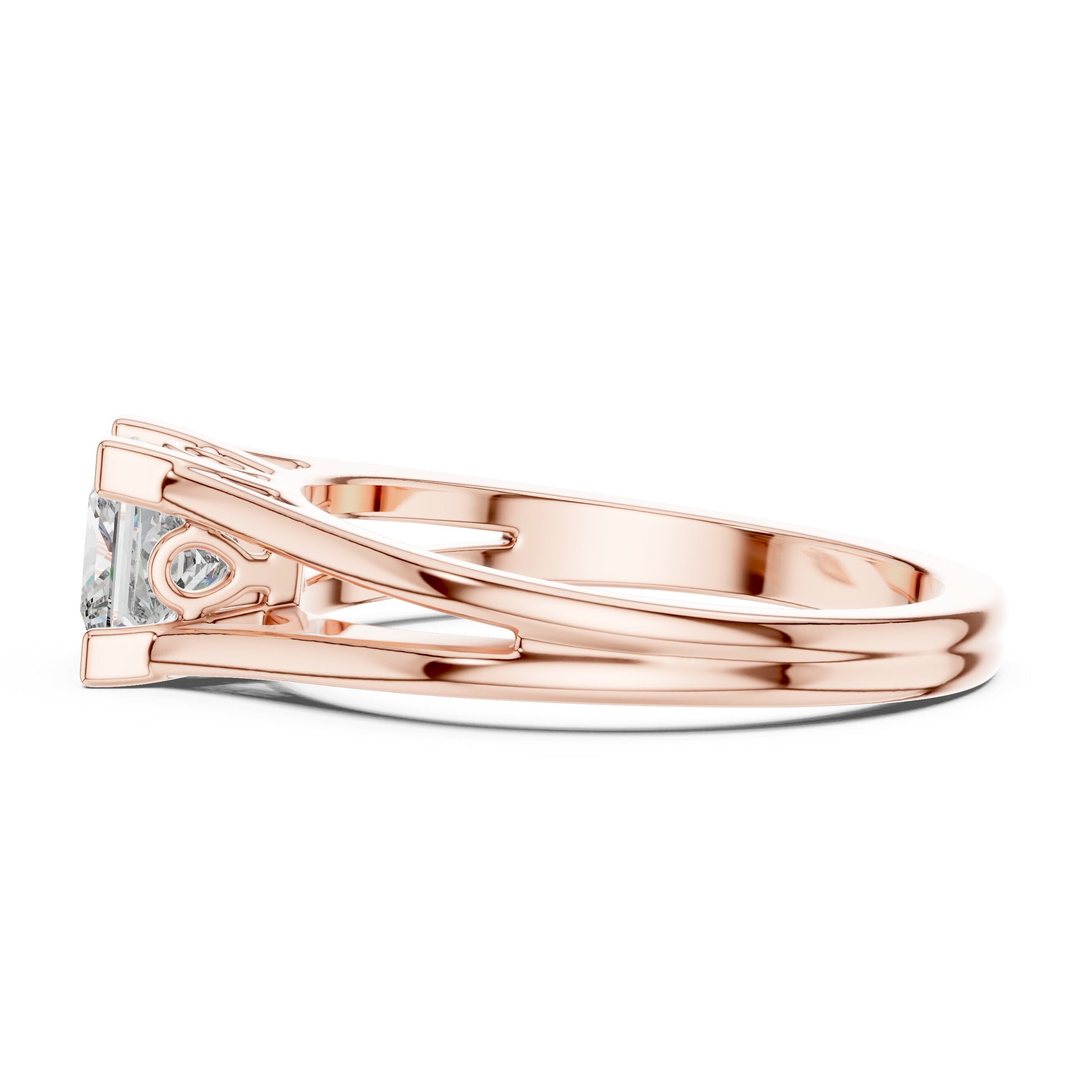 Round Solitaire Lab Grown Diamond Ring