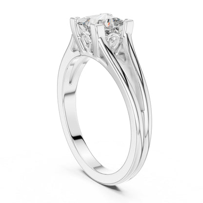 Round Solitaire Lab Grown Diamond Ring
