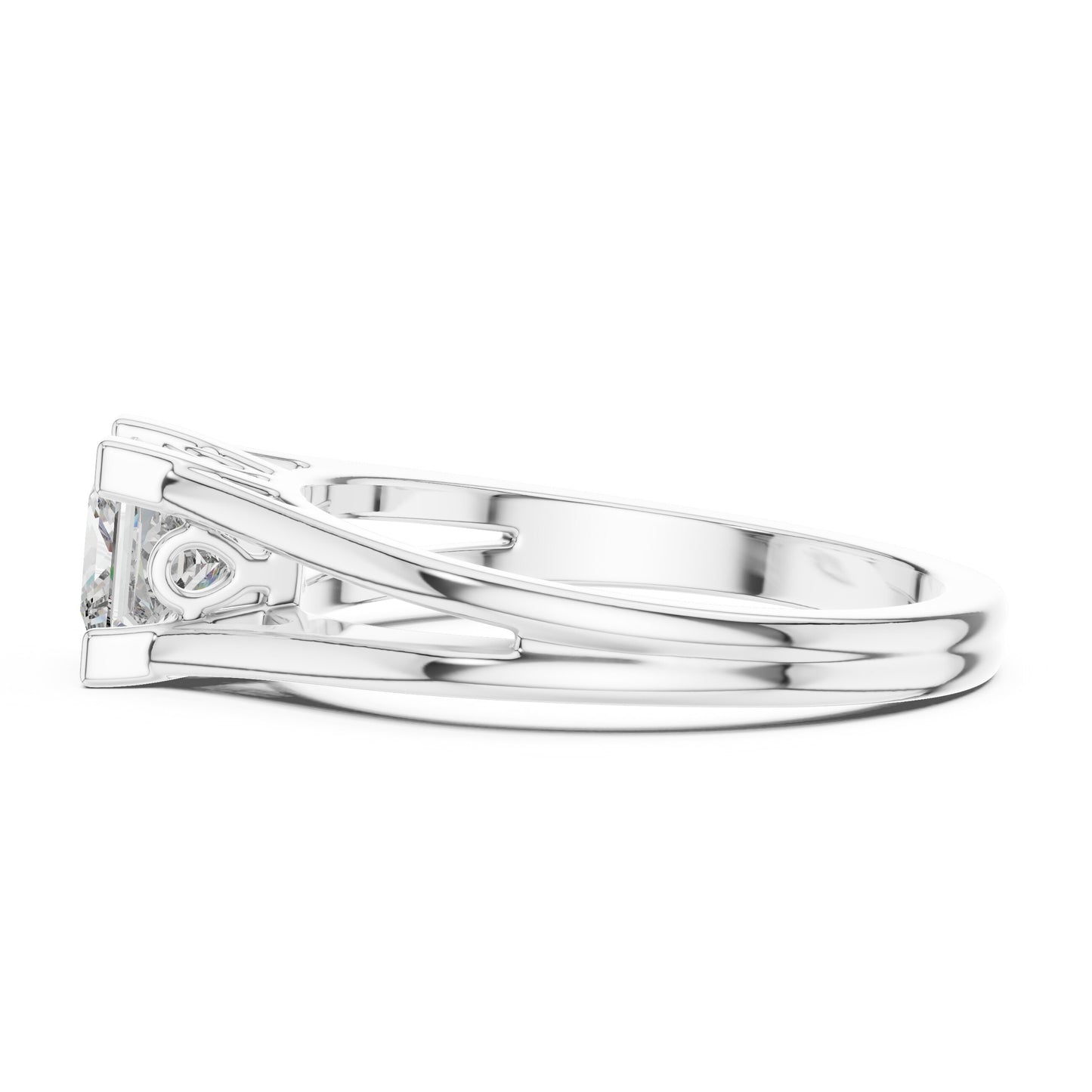 Round Solitaire Lab Grown Diamond Ring