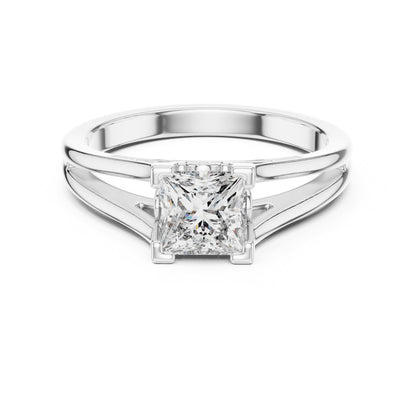 Round Solitaire Lab Grown Diamond Ring