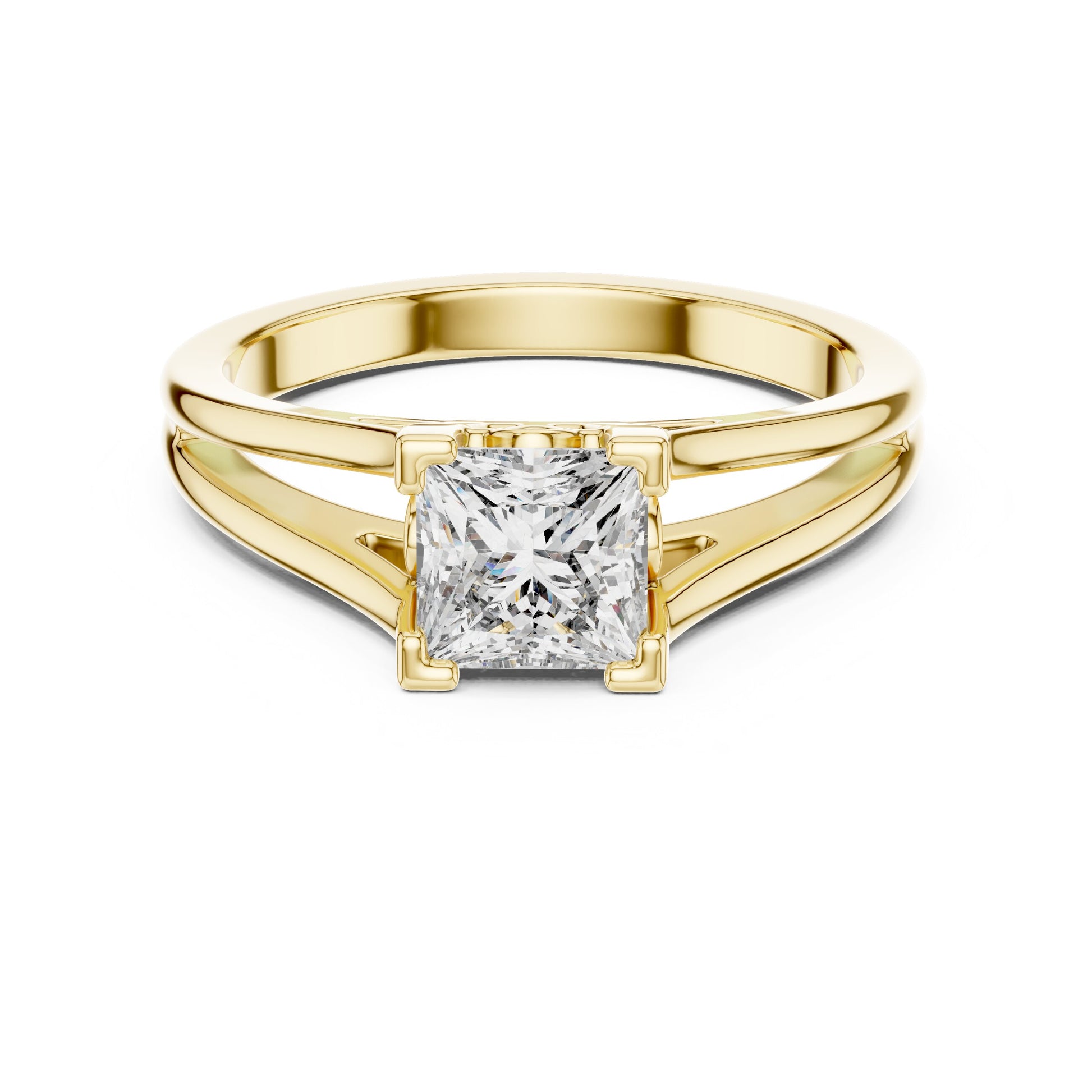 Round Solitaire Lab Grown Diamond Ring