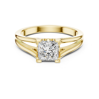 Round Solitaire Lab Grown Diamond Ring