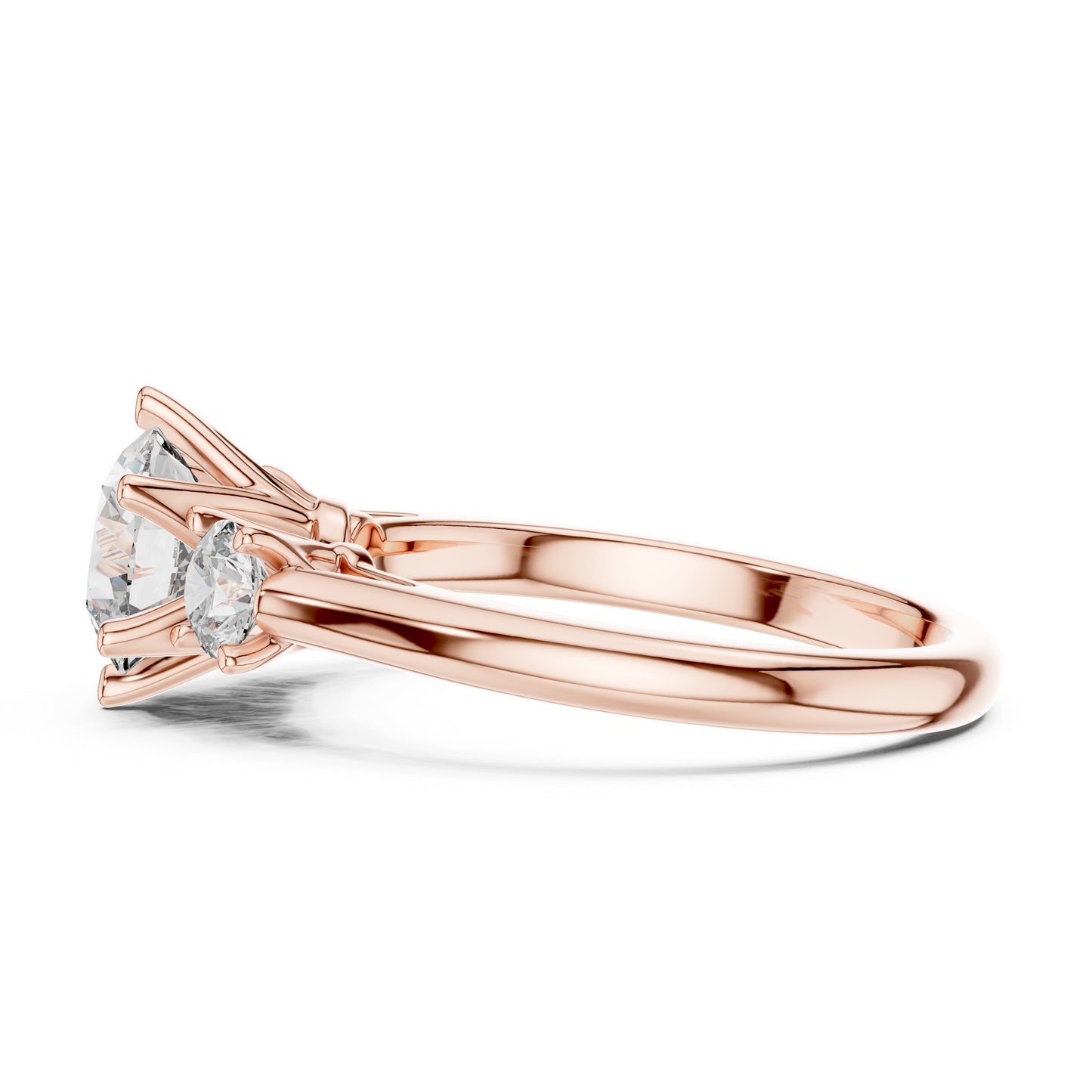 Mixed Shape Lab Grown Diamond Three Stone Ring