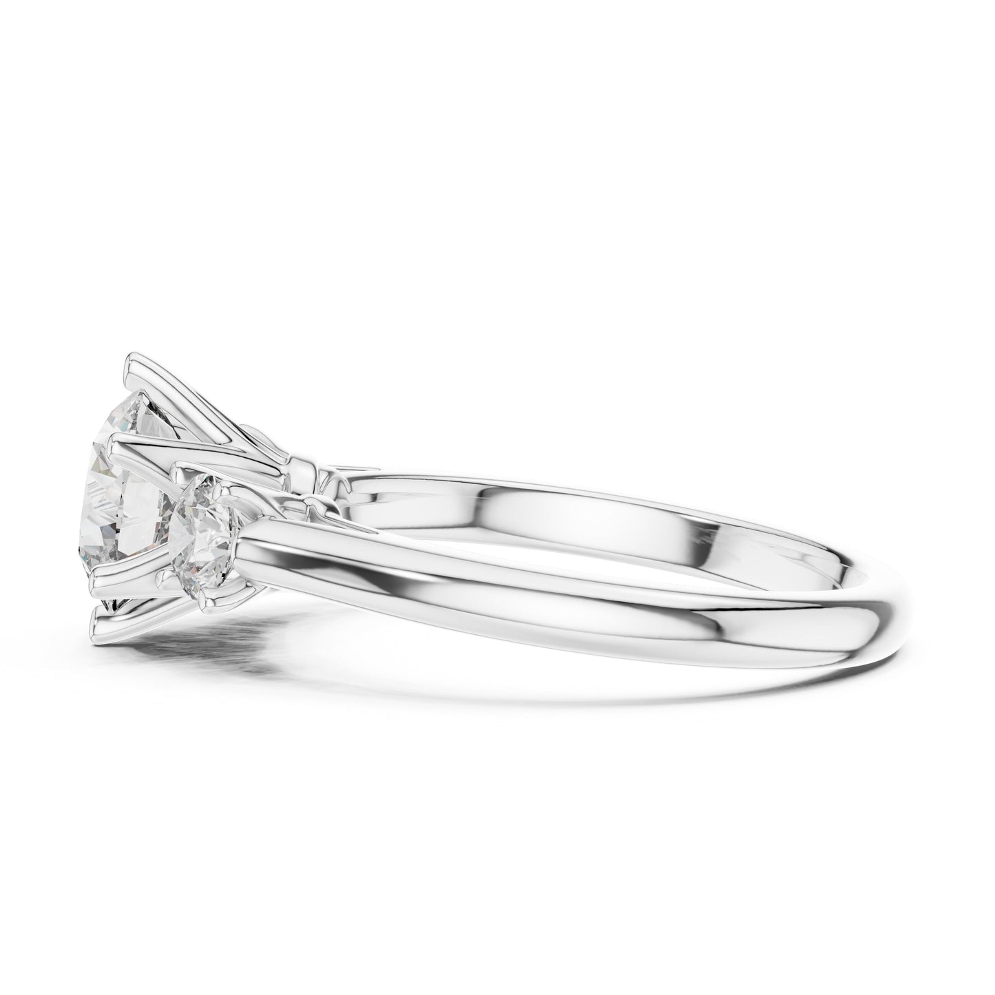 Mixed Shape Lab Grown Diamond Three Stone Ring