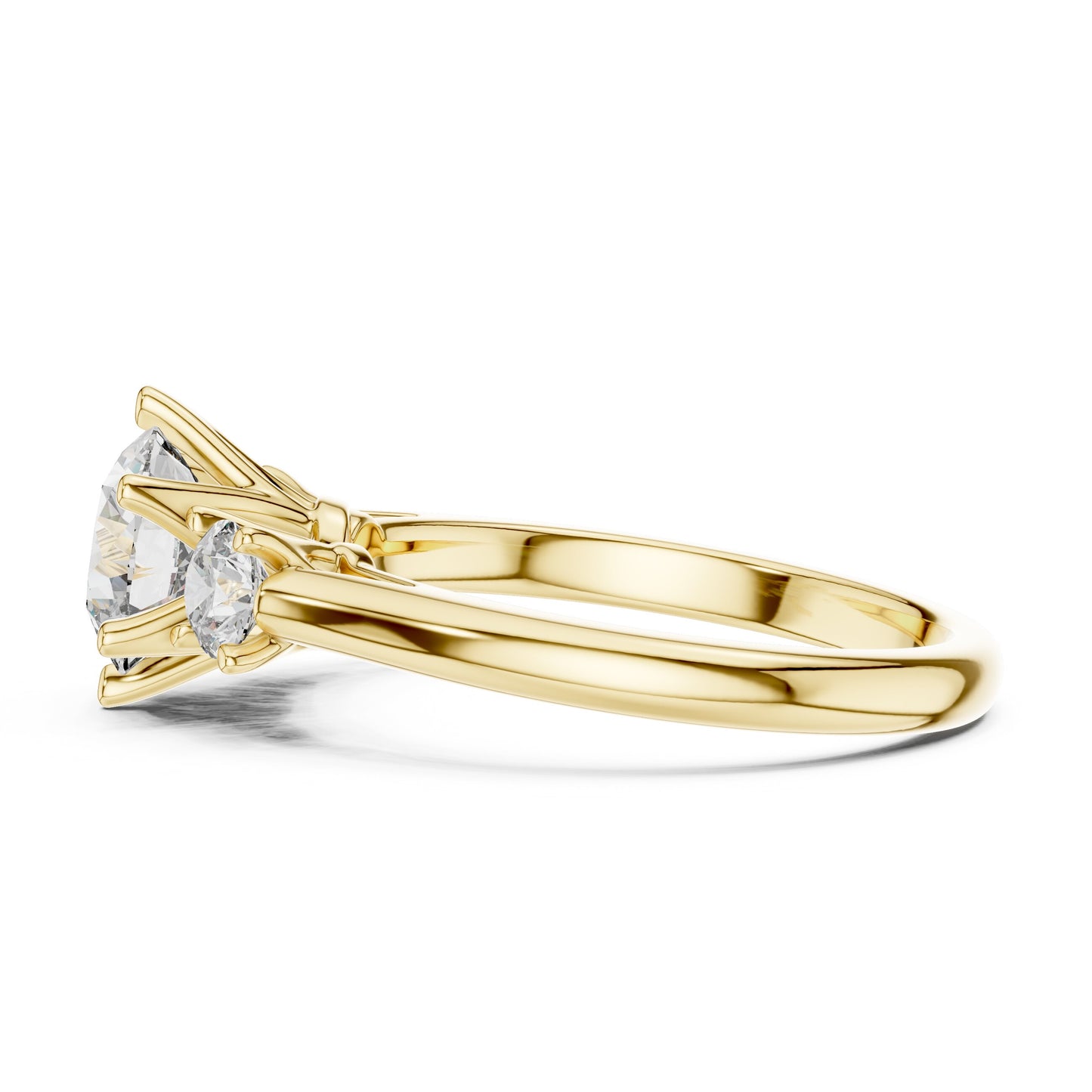 Mixed Shape Lab Grown Diamond Three Stone Ring